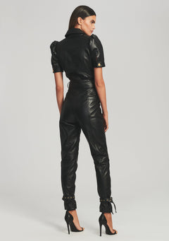 Knox Leather Jumpsuit
