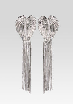 Anthurium Drop Crystal Earring