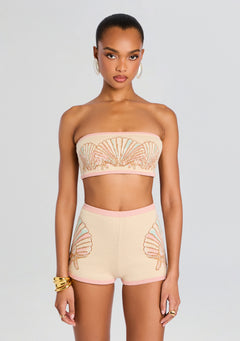 Janna Metallic Knit Top
