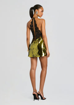 Edda Lace Embellished Dress