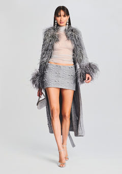 Brooke Embellished Knit Skirt