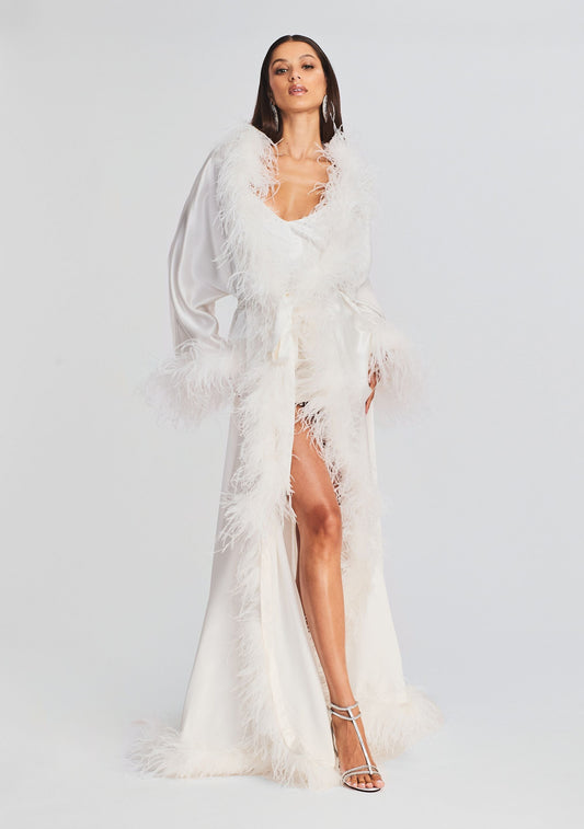Juno Feather Robe