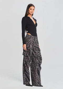 Geo Rib Knit Bodysuit