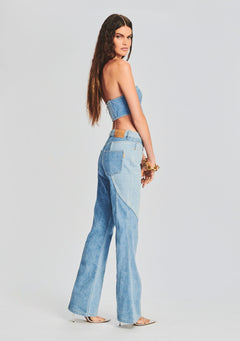 Rafael Patchwork Denim Jean