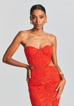 Eliza Lace Maxi Dress