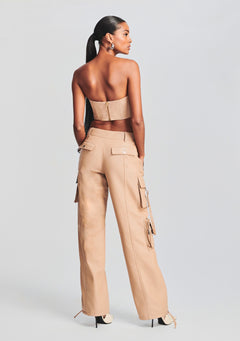 Honey Leather Pant