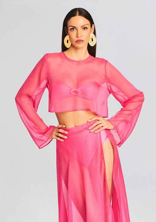 Grace Cropped Shirt