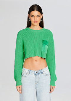 Mid Cropped Devin Sweater