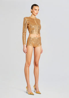 Tru Embellished Knit Short