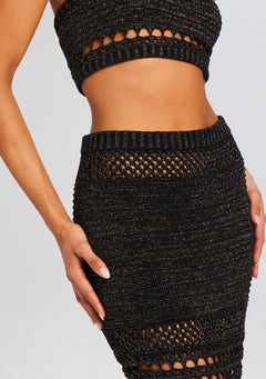 Raya Knit Crochet Skirt