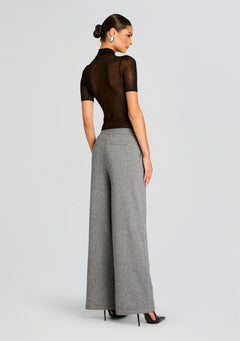 Alya Knit Pleated Trousers