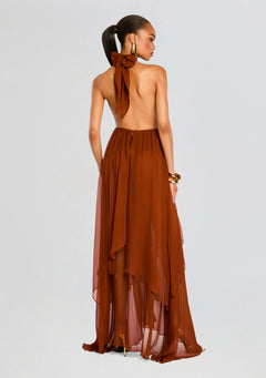 Ina Silk Chiffon Dress