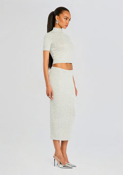 Koko Knit Tea Length Skirt
