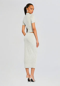 Koko Knit Tea Length Skirt