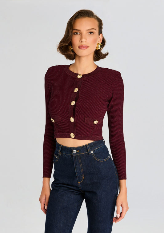 Sephira Metallic Knit Jacket