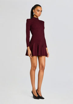 Sydonie Metallic Knit Dress