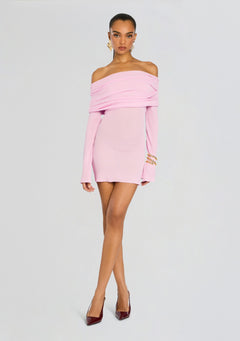 Galli Rib Knit Mini Dress