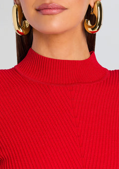 Sydonie Metallic Knit Dress
