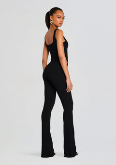 Aloe Metallic Rib Knit Top