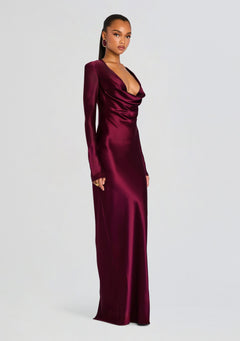 Anna Cowl Evening Dress