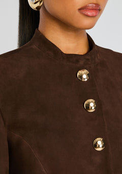 Callandra Suede Leather Jacket