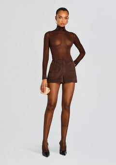 Naya Suede Leather Short
