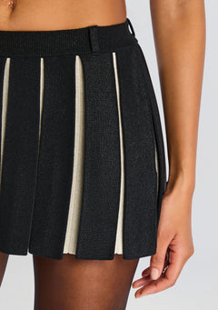 Ludo Metallic Knit Skirt