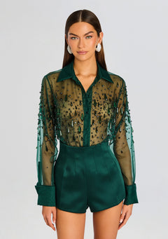 Aubriella Embellished Shirt
