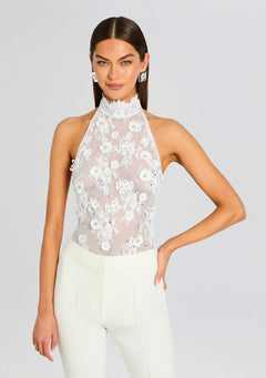 Saga Lace Embellished Bodysuit