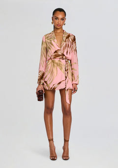 Fawn Mini Dress With Detachable Belt