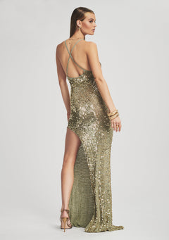 Marie Sequin Crochet Dress