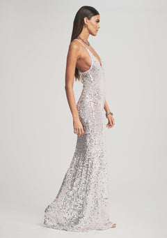 Marie Sequin Crochet Dress