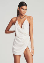 Ceres Emebellished Silk Mini Dress