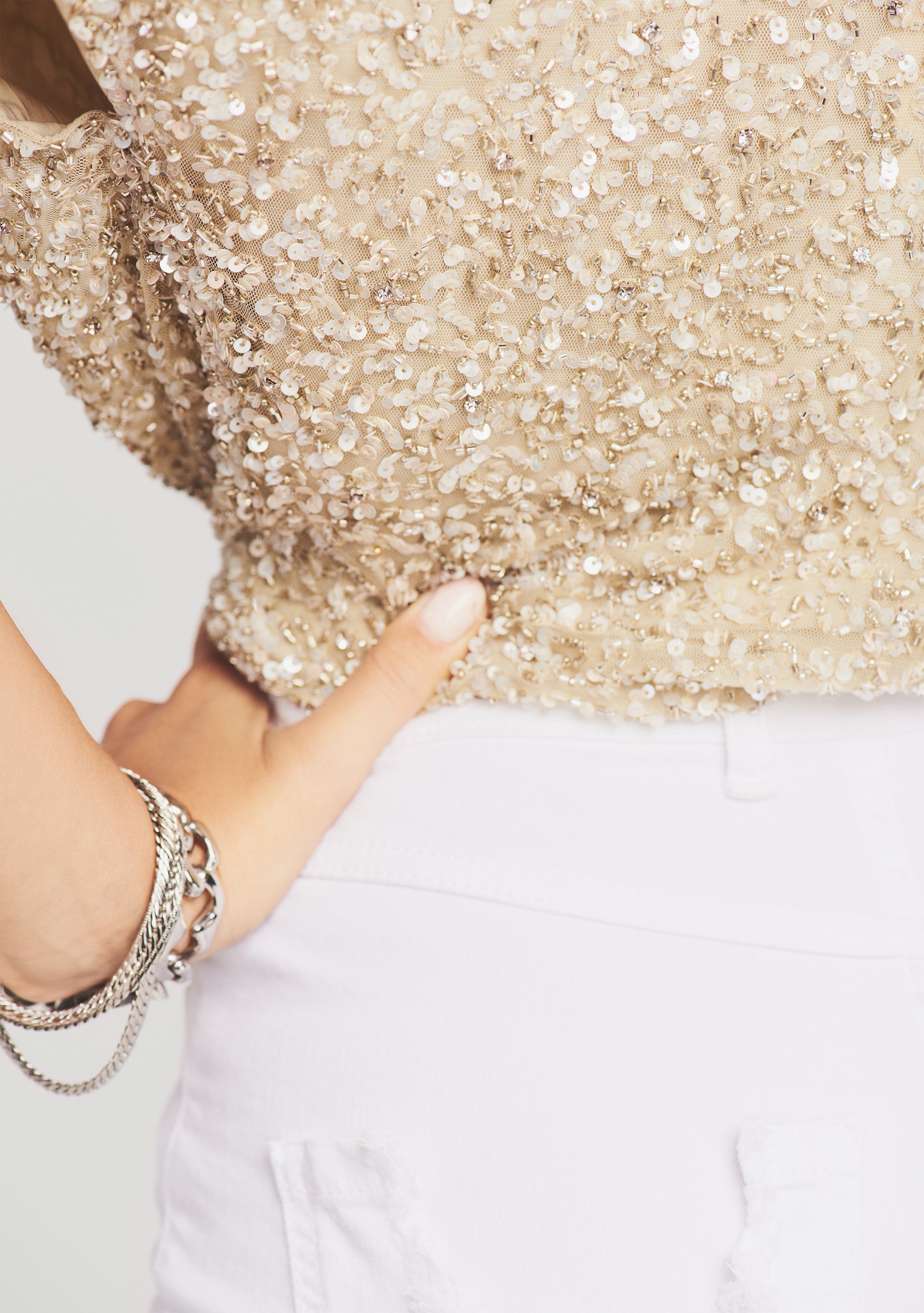 Myles Sequin Top
