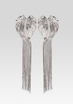 Anthurium Drop Crystal Earring
