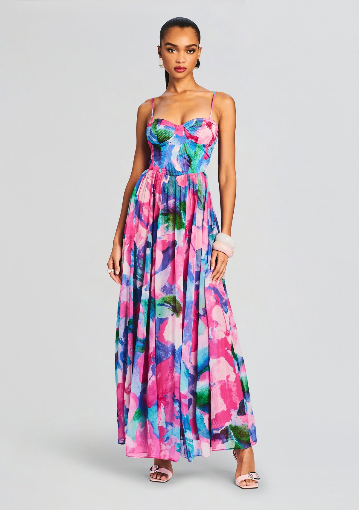 Vesa Corset Long Dress