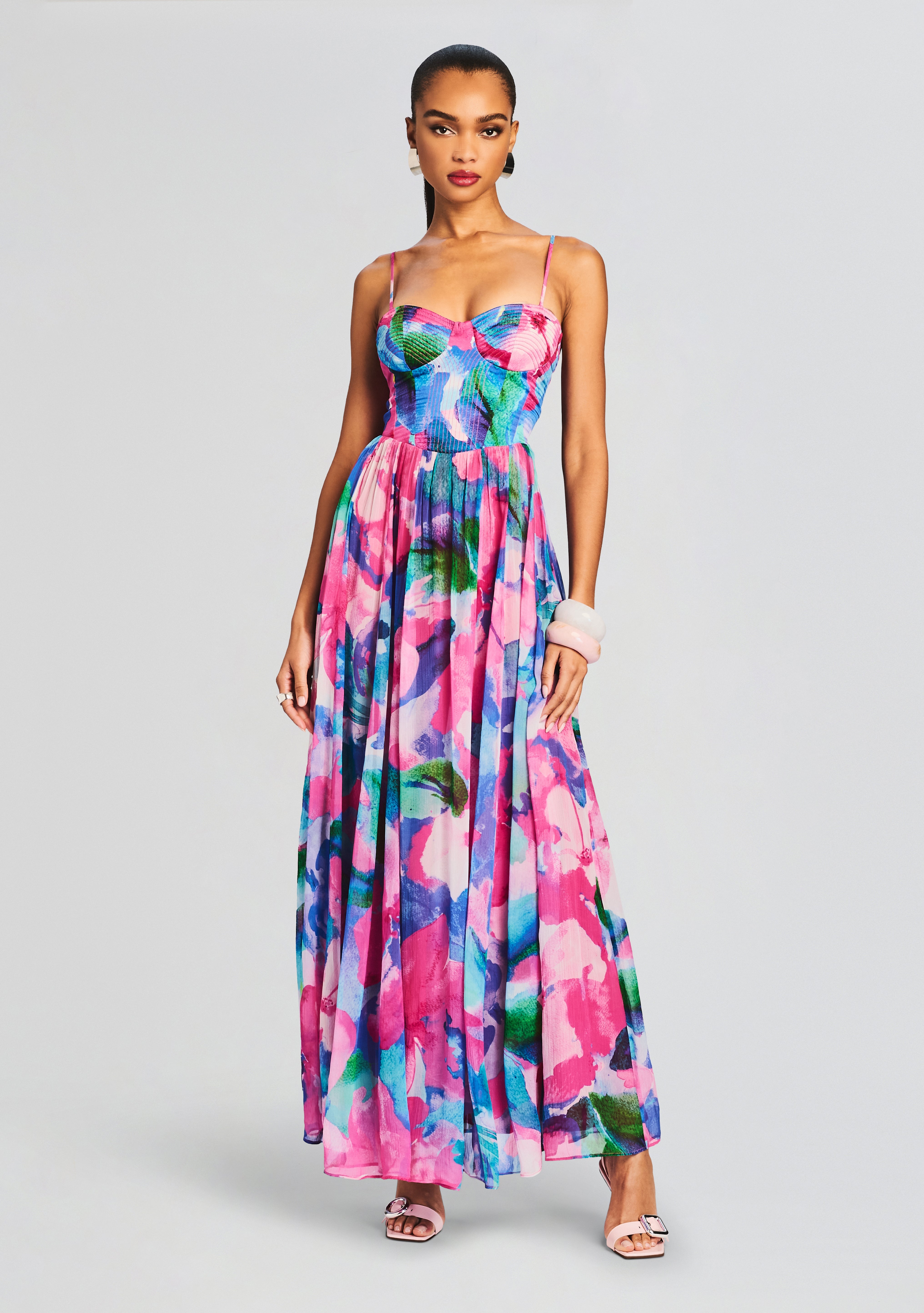 Vesa Corset Long Dress