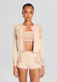 Bellina Metallic Knit Jacket
