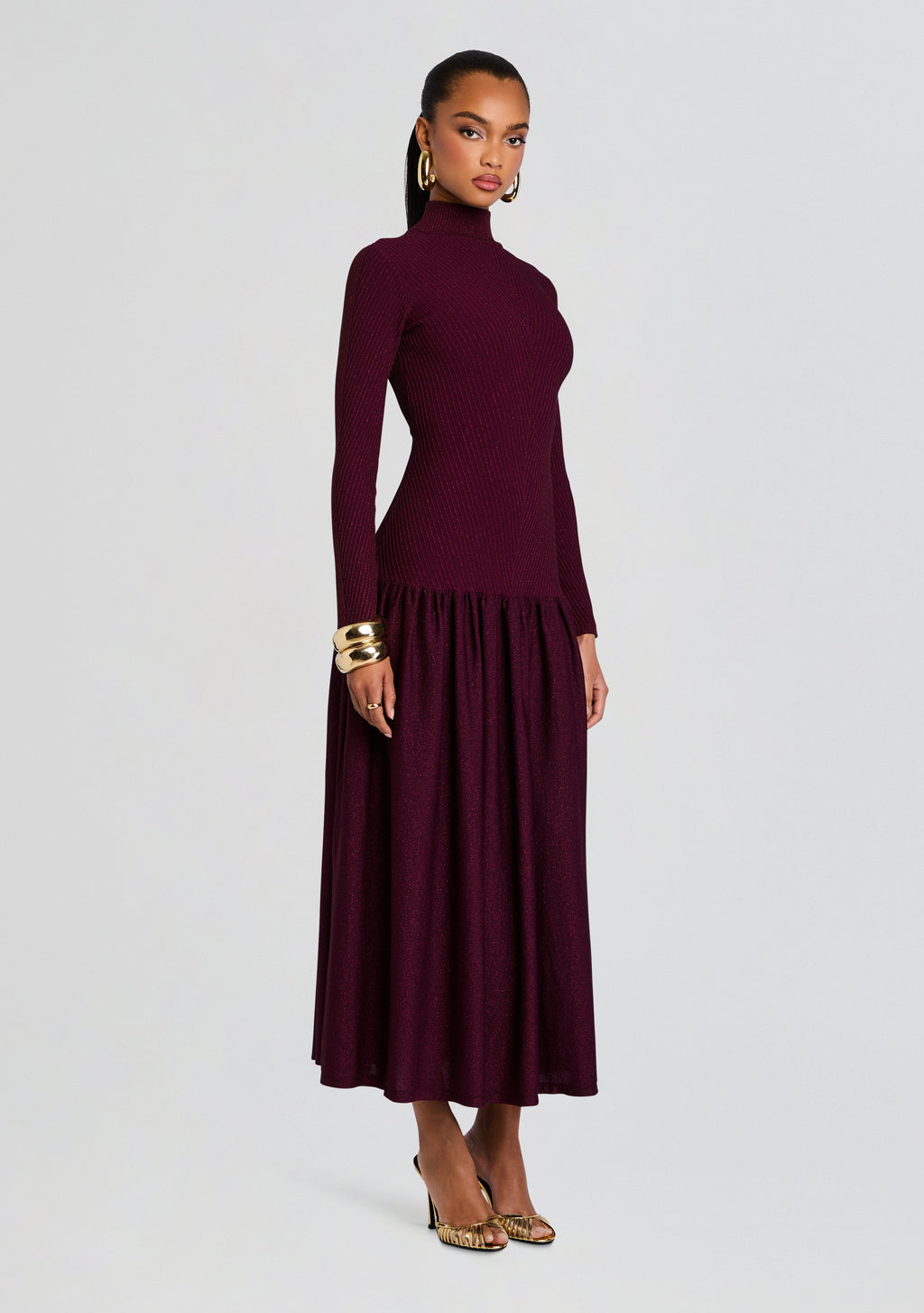 Bandini Metallic Knit Dress