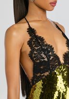 Edda Lace Embellished Dress