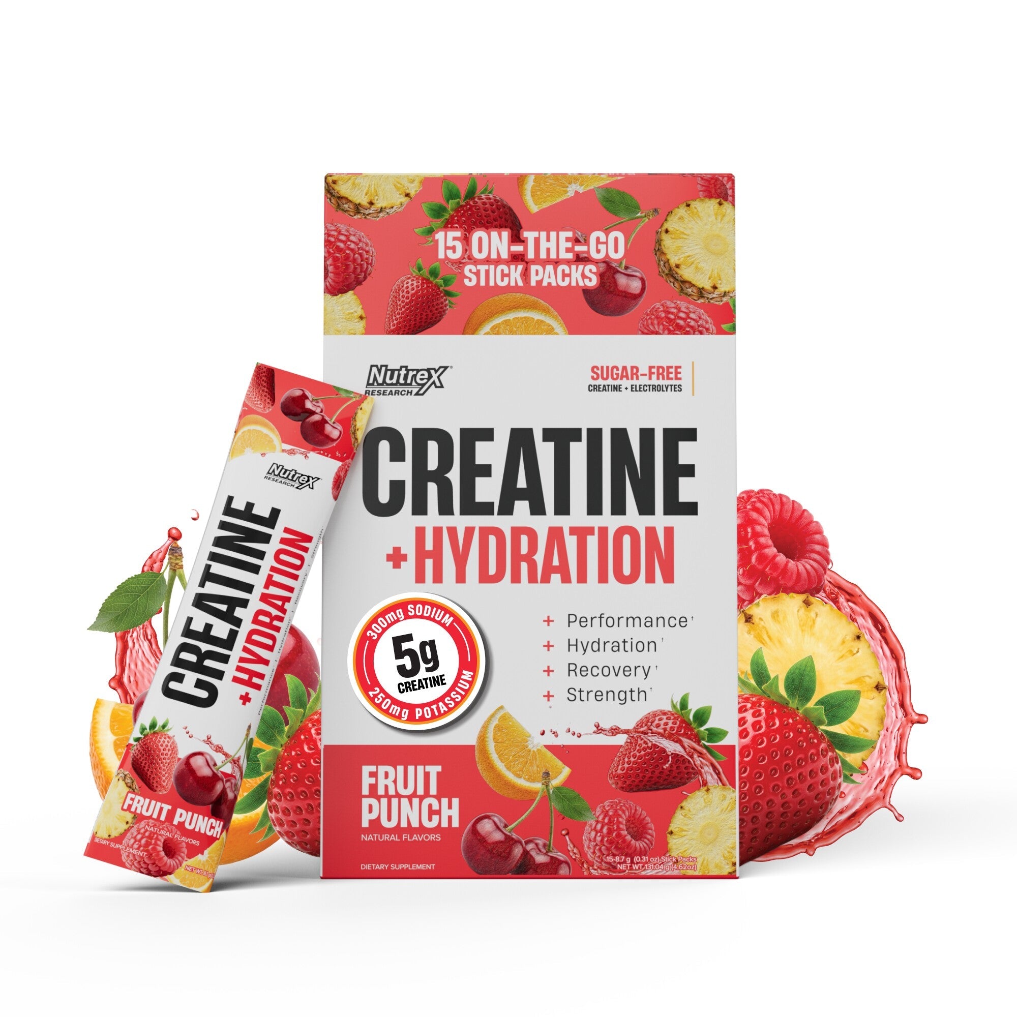 Creatine + Hydration Stick Packs