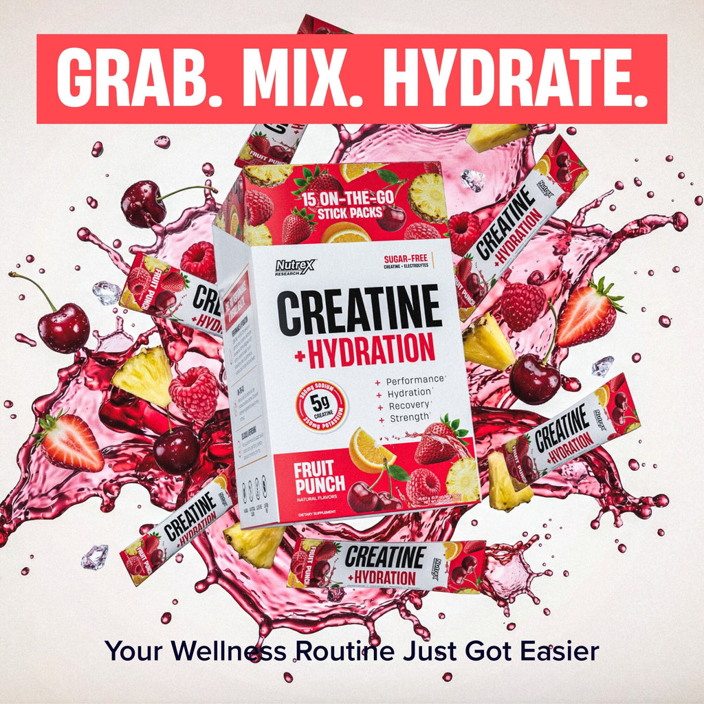 Creatine + Hydration Stick Packs