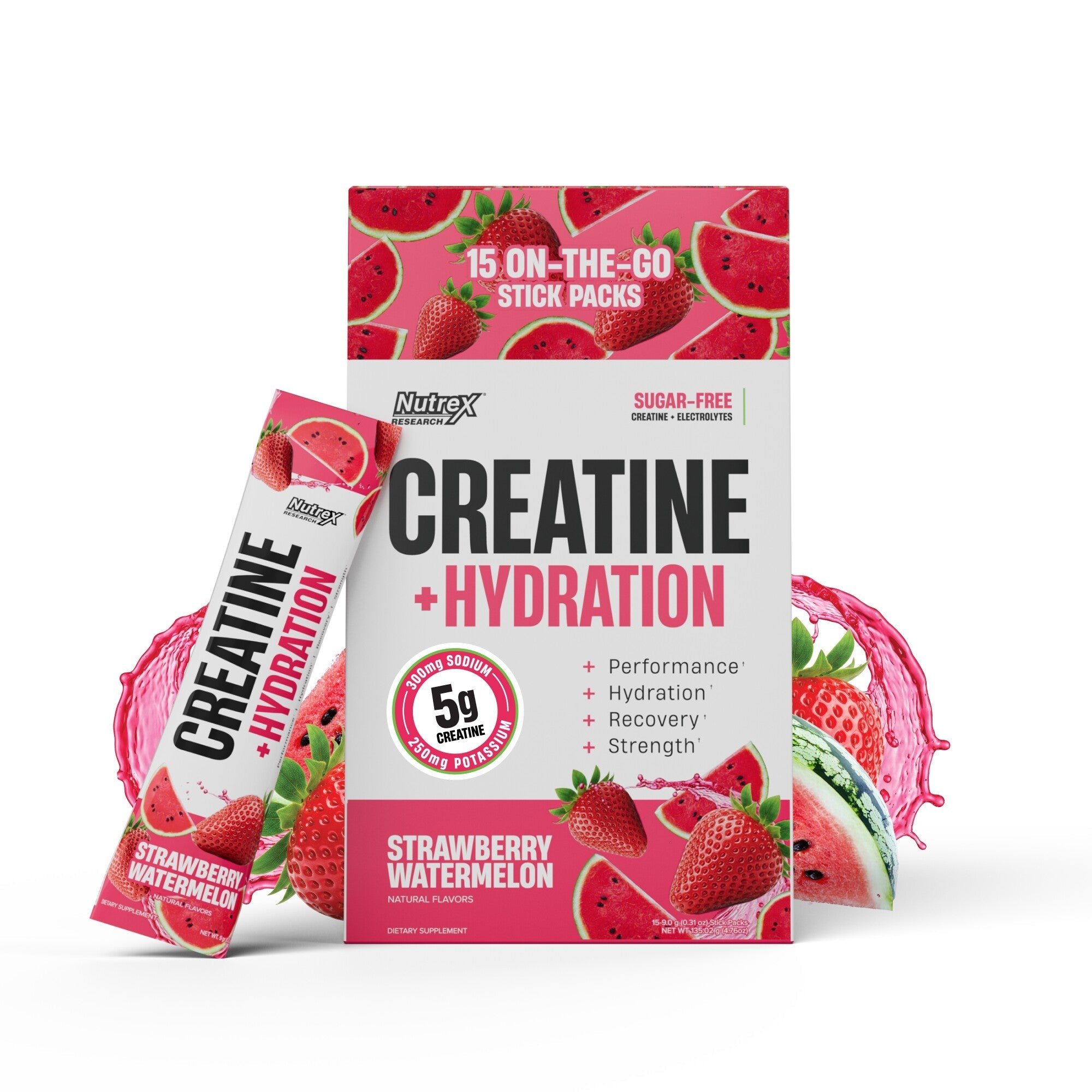Creatine + Hydration Stick Packs