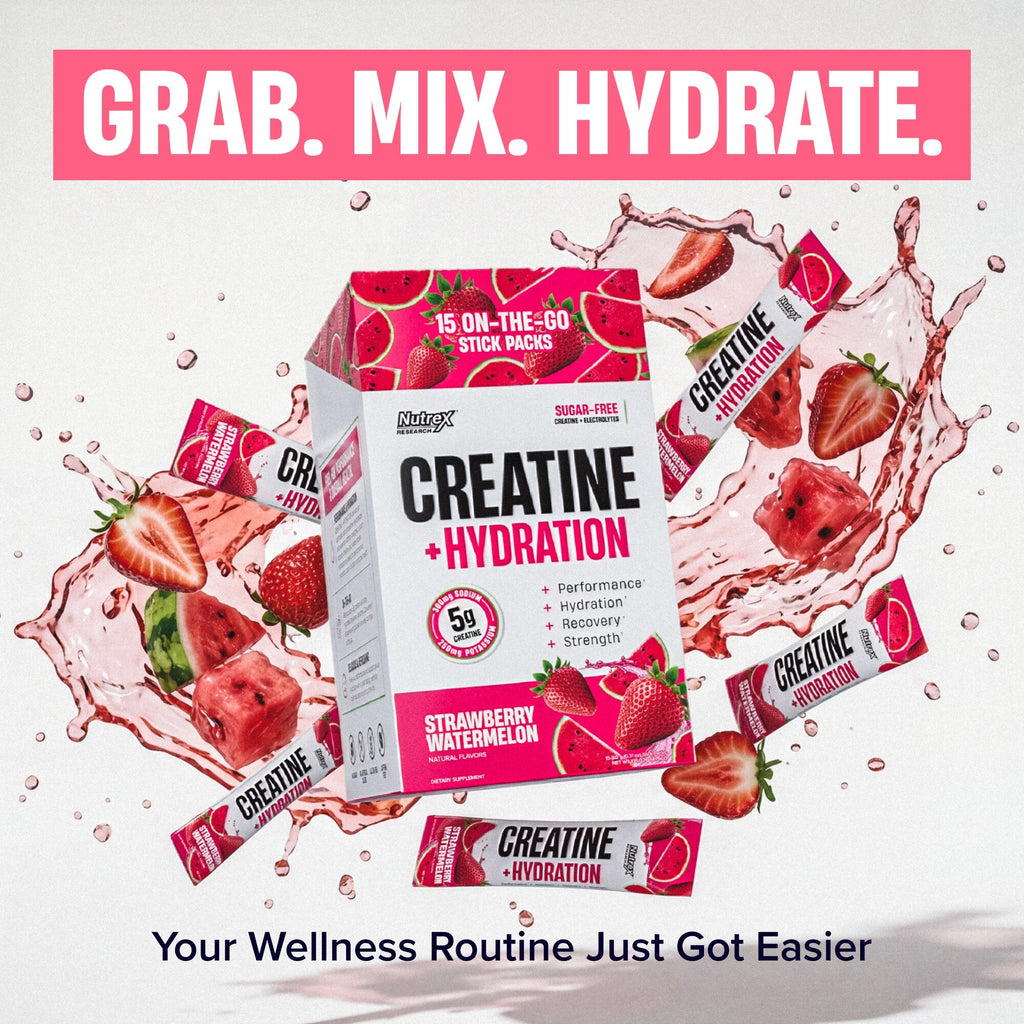Creatine + Hydration Stick Packs