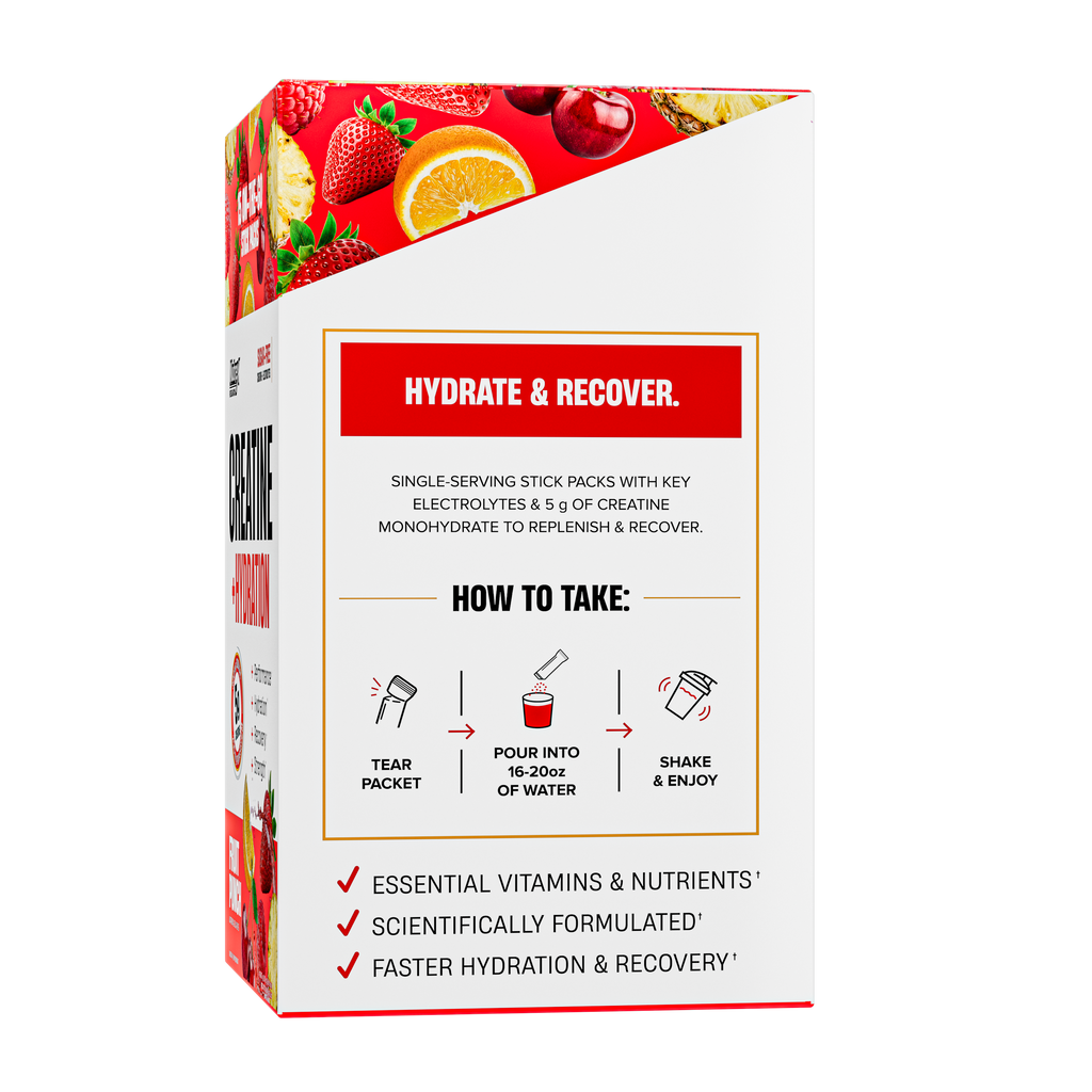 Creatine + Hydration Stick Packs