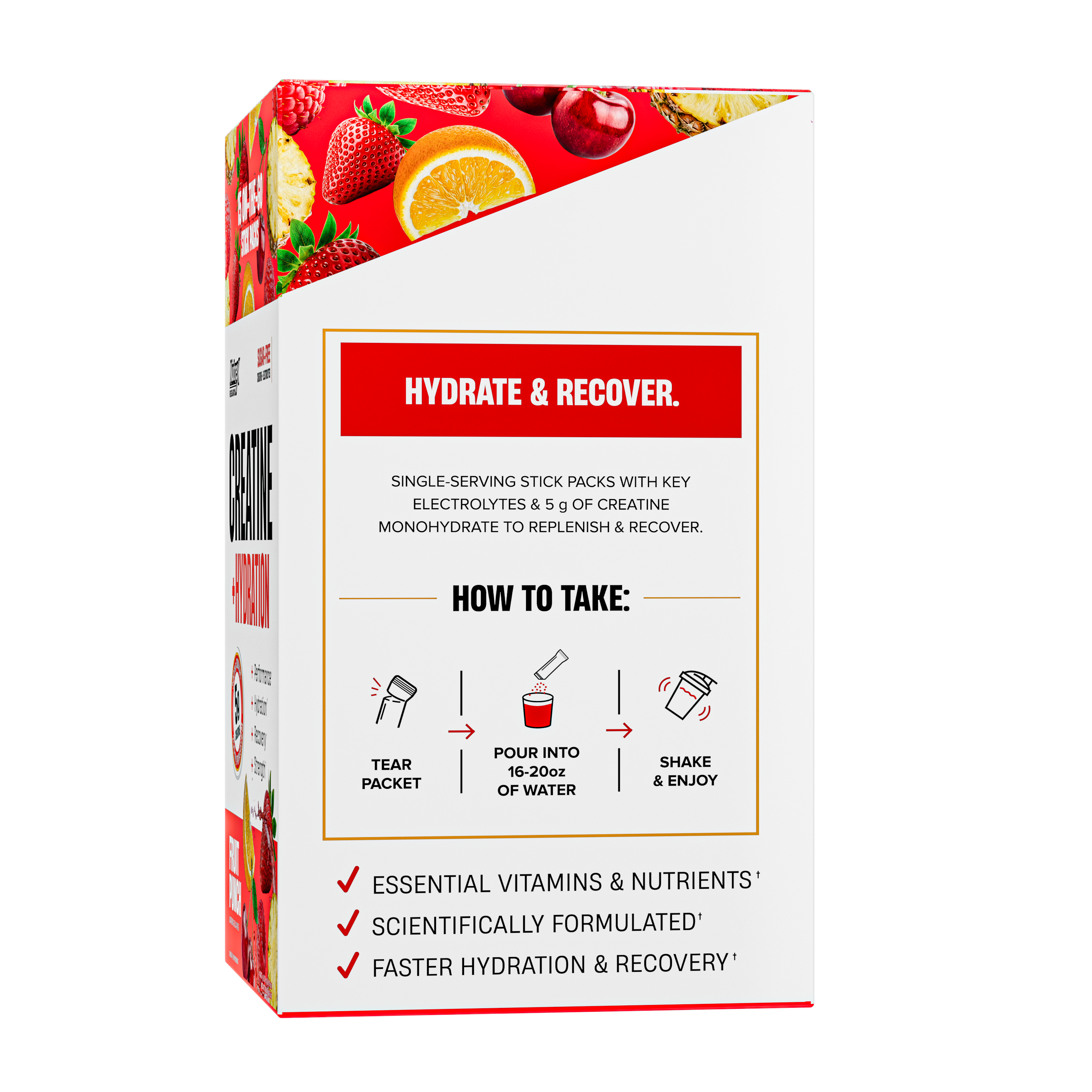 Creatine + Hydration Stick Packs