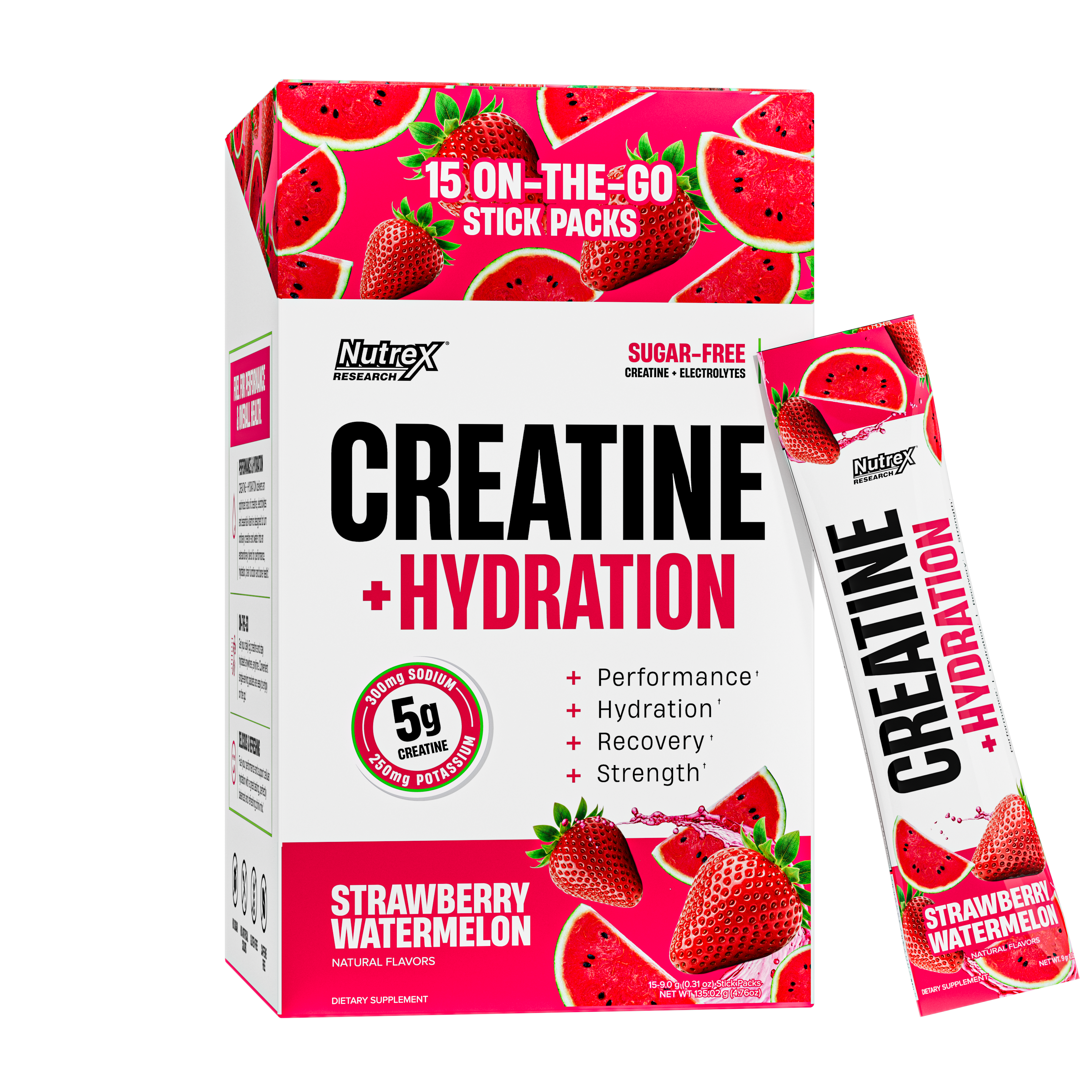 Creatine + Hydration Stick Packs