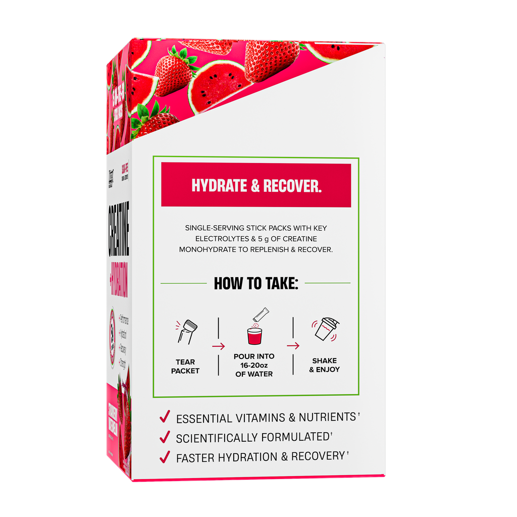 Creatine + Hydration Stick Packs