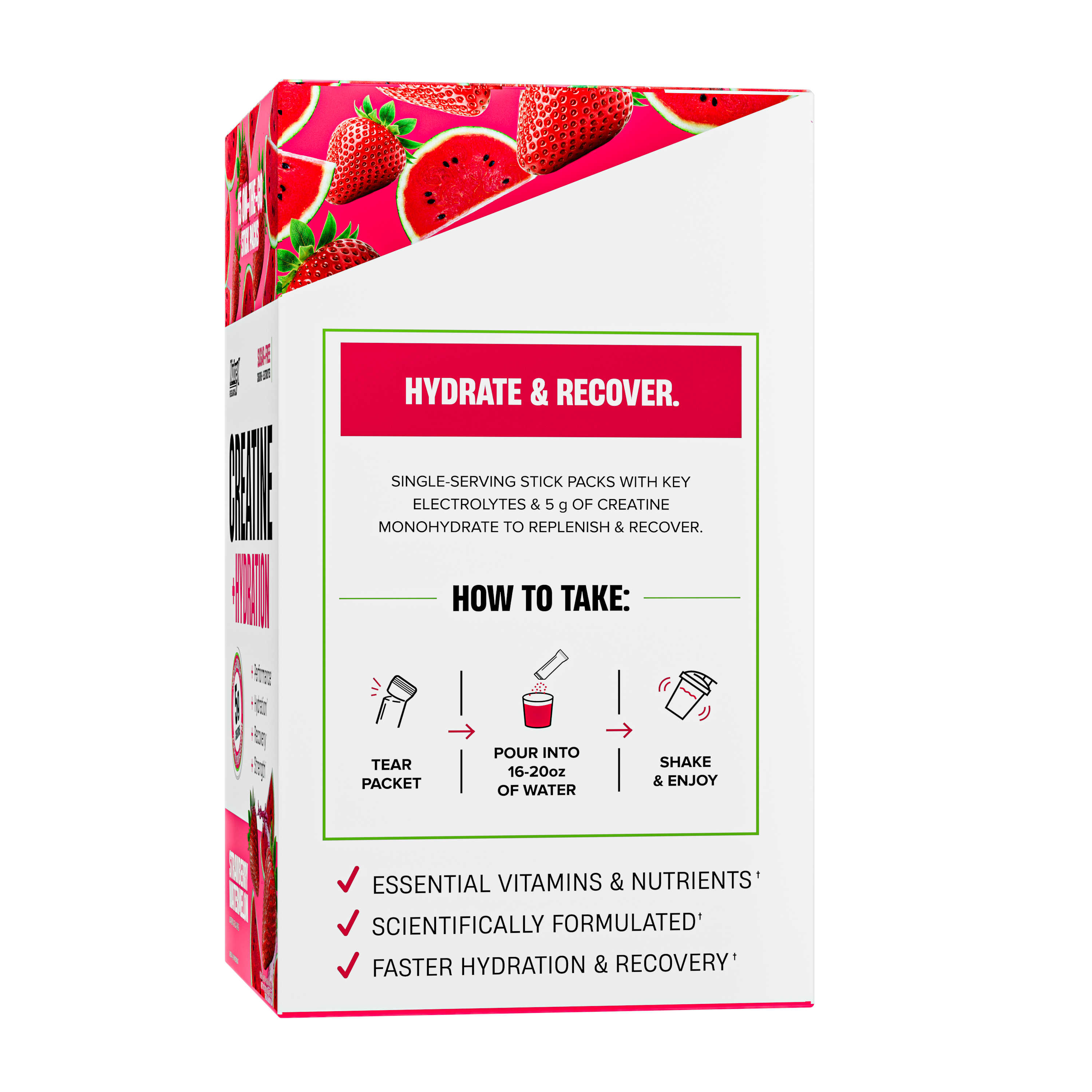 Creatine + Hydration Stick Packs