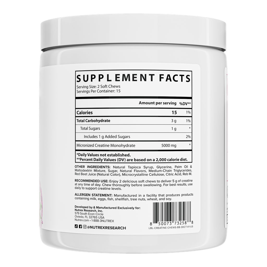Creatine Soft Chews